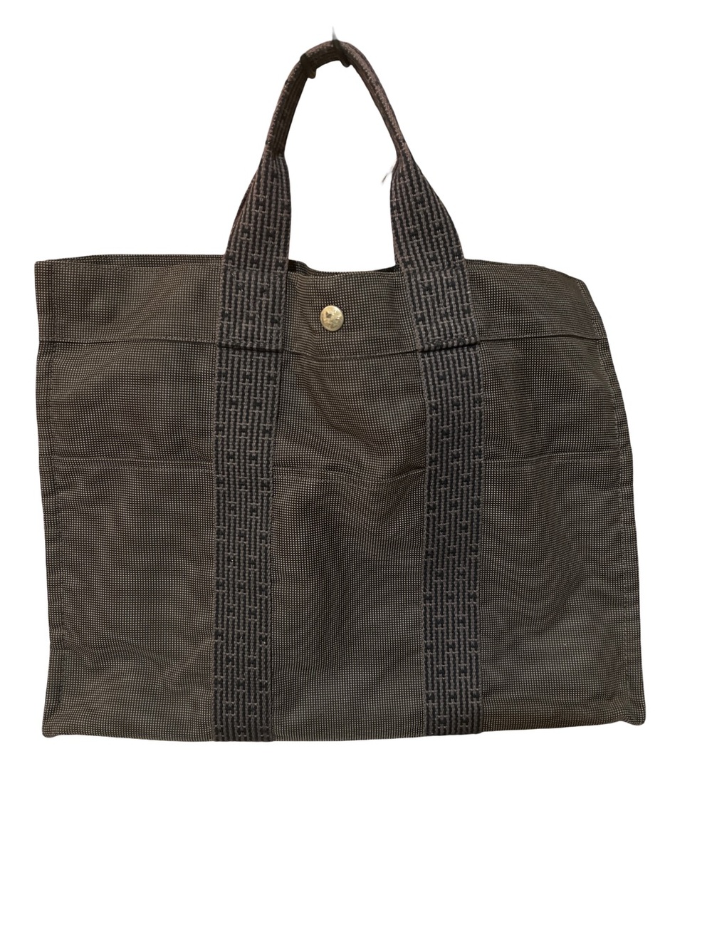 Authentic Hermes Canvas Tote Bag